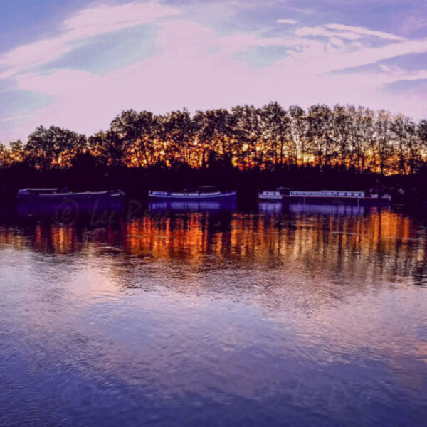 Rhone River Sunset